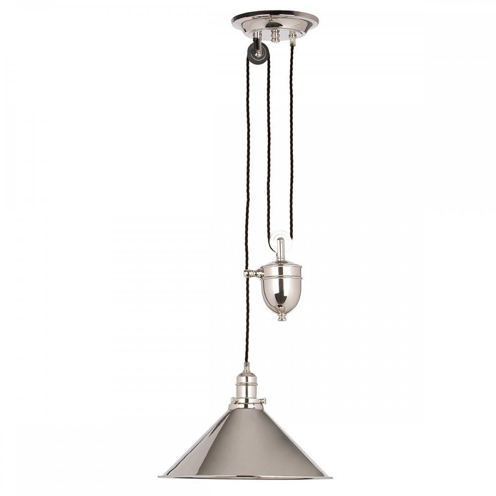 Elstead PV/P PN Provence One Light Rise And Fall Polished Nickel