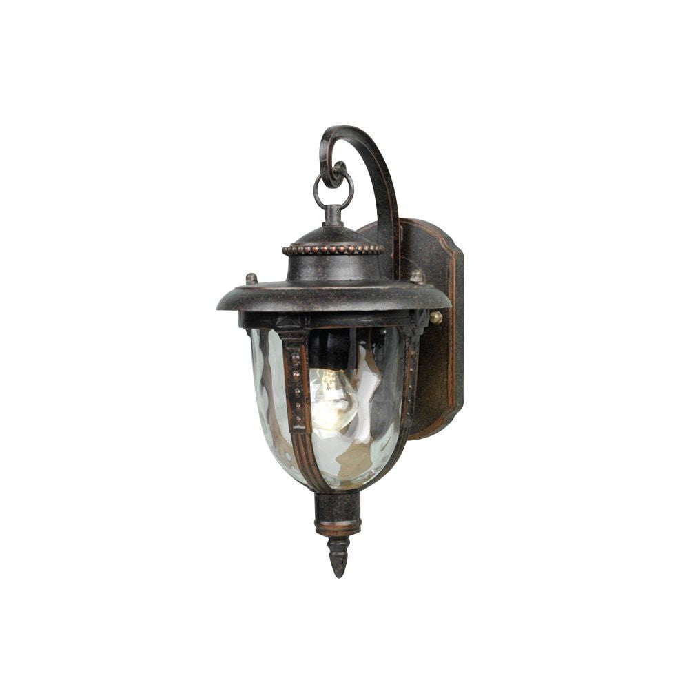Elstead STL2/S WB St Louis One Light Wall Lantern Weathered Bronze