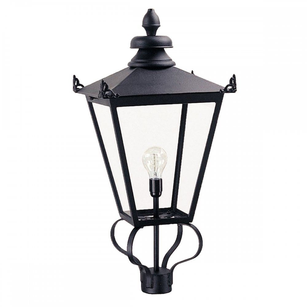 Elstead WSLL1 BLACK Wilmslow Lamp Post Lantern (head Only) Black