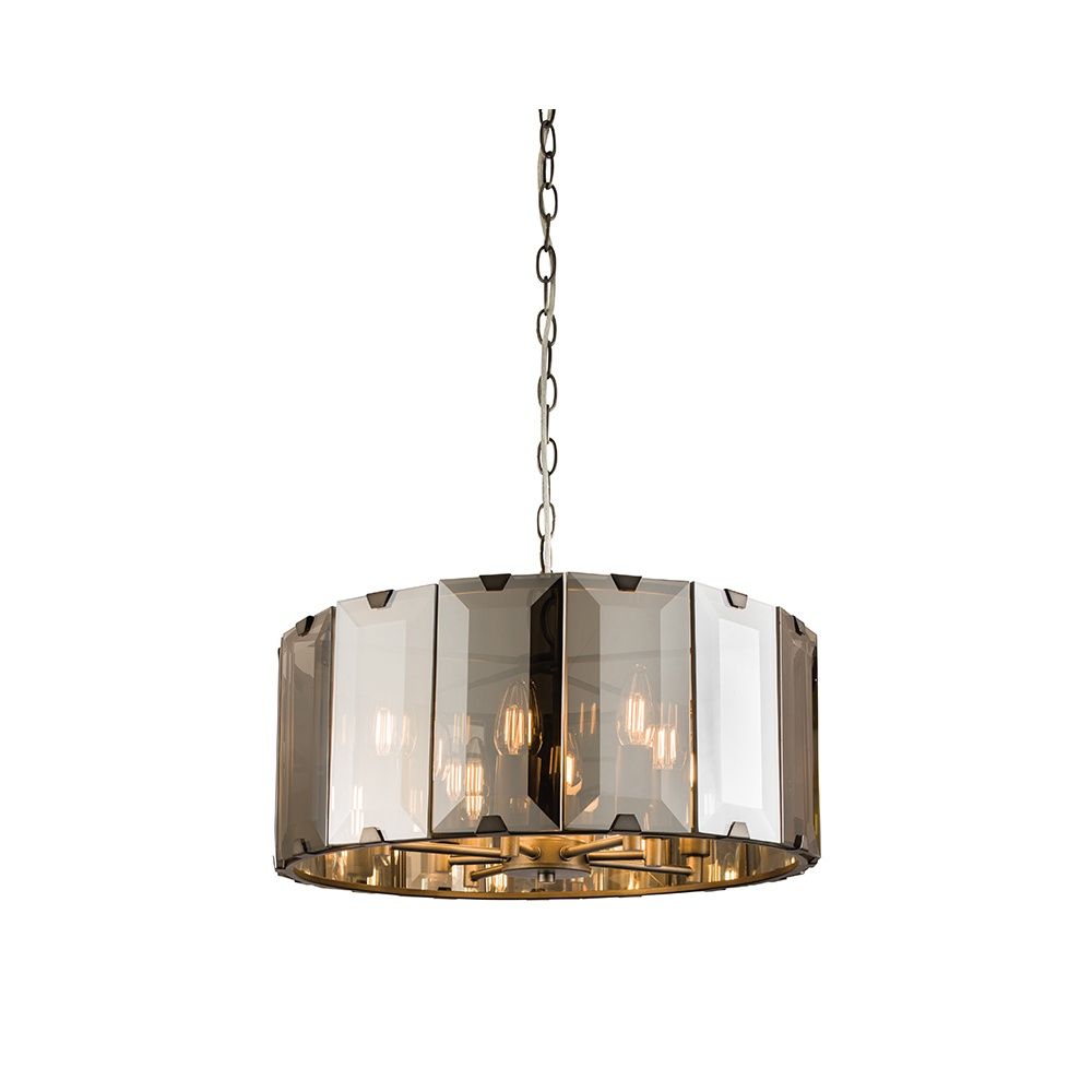 Endon 61294 Clooney Indoor Pendant Multi Arm Glass