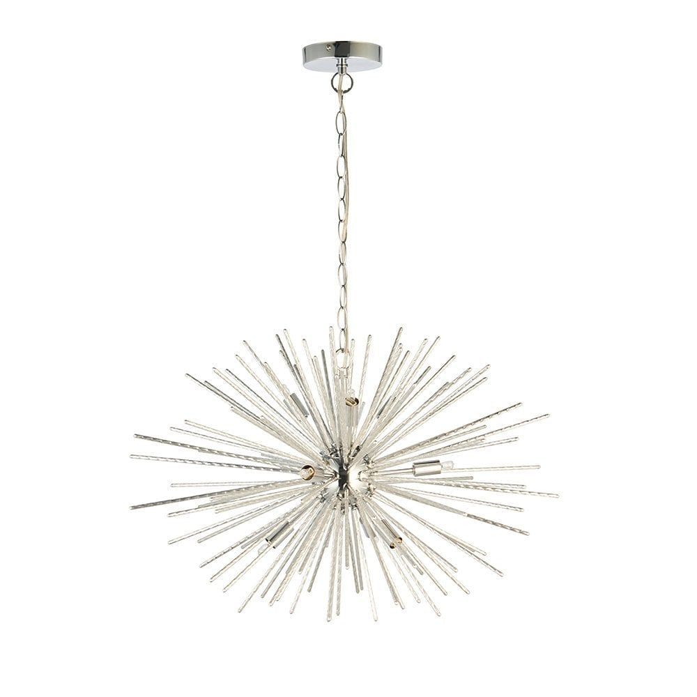 Endon 76350 Lena 9 Light Pendant Chrome Plate