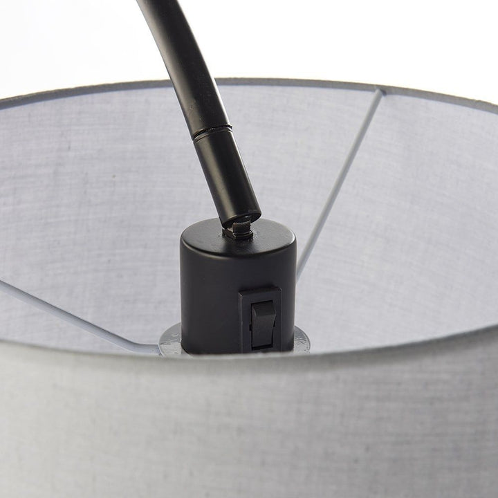 Endon 78163 Carlson 1 Light Floor Lamp Matt Black