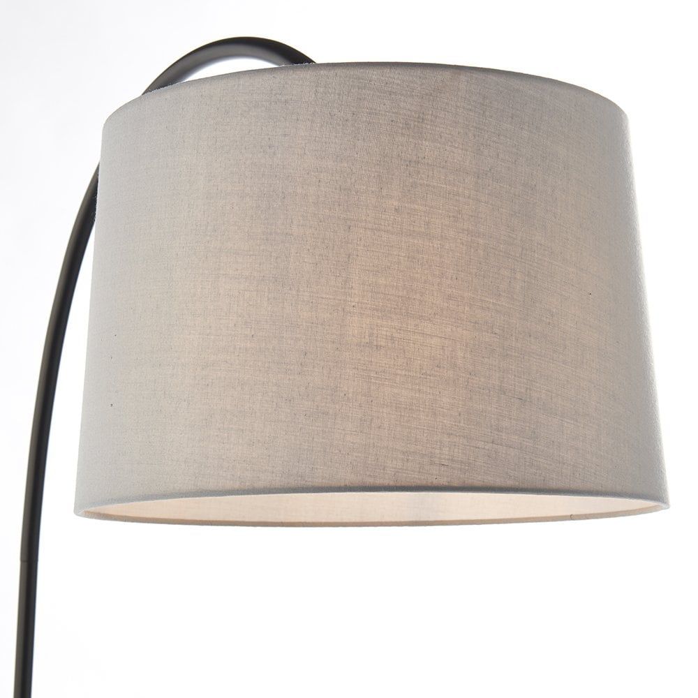 Endon 78163 Carlson 1 Light Floor Lamp Matt Black