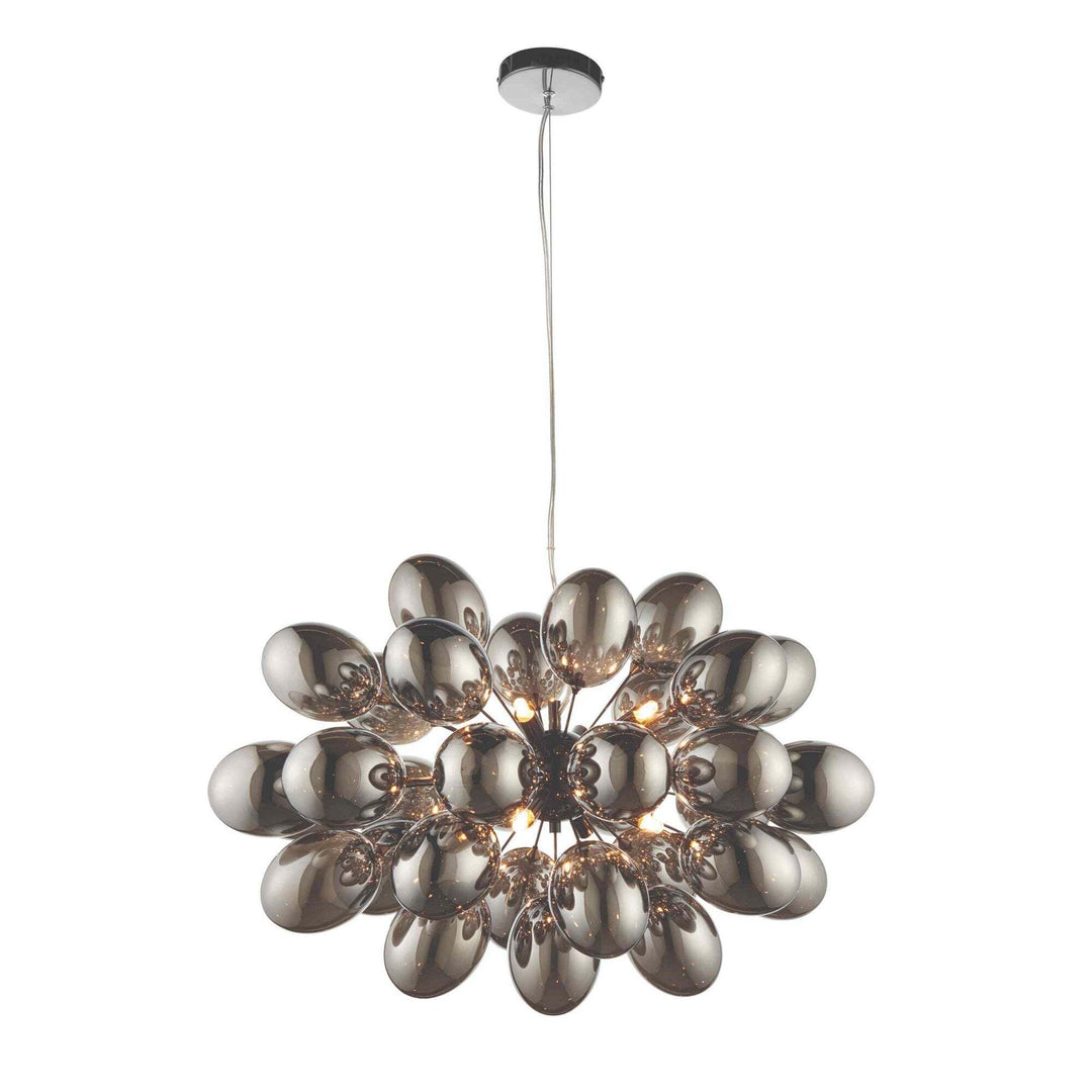 Endon 80124 Infinity 8 Light Pendant Chrome Glass