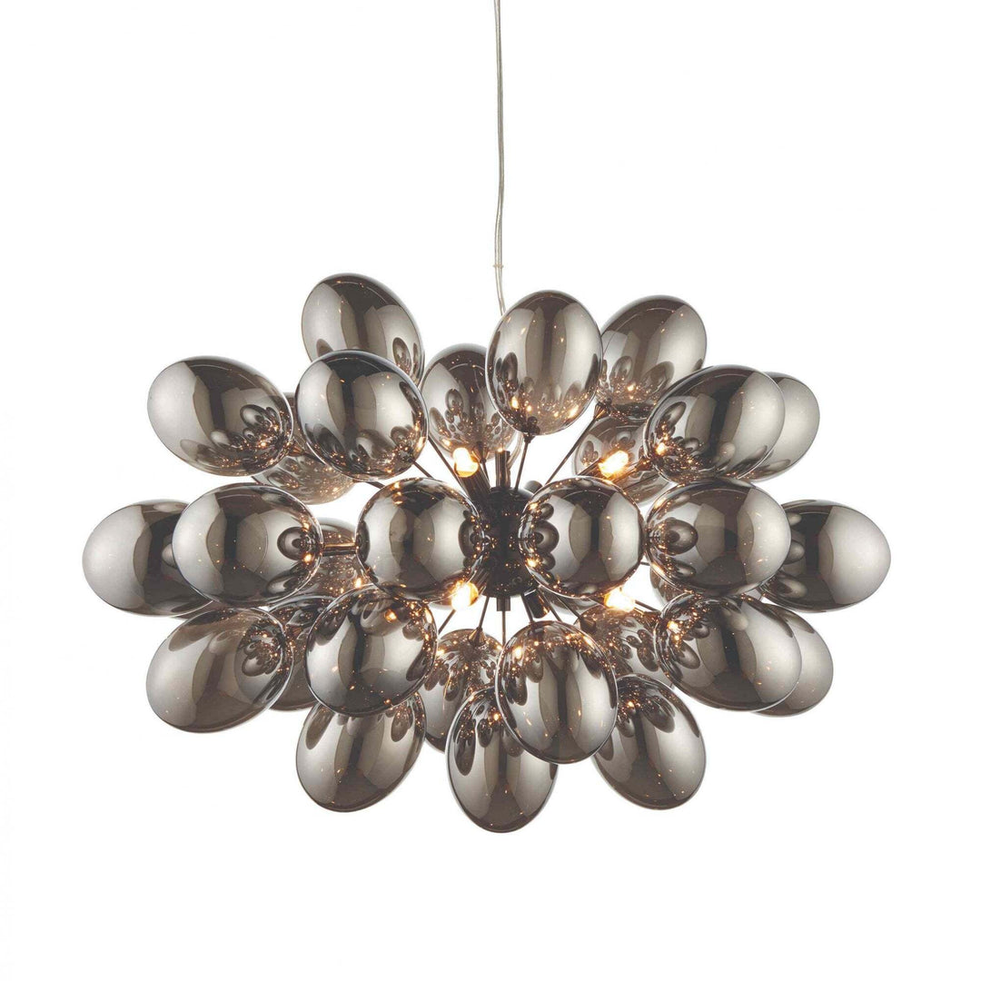 Endon 80124 Infinity 8 Light Pendant Chrome Glass