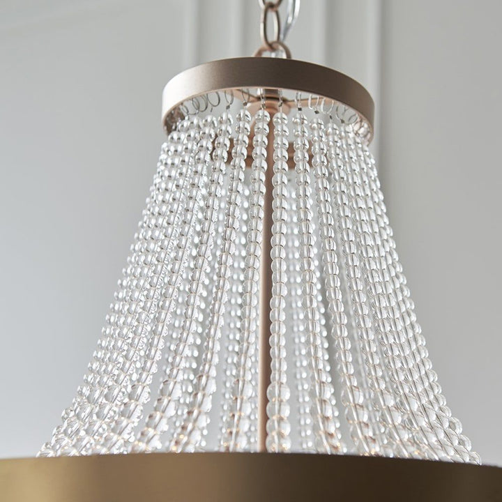 Endon 81913 Celine 5 Light Pendant Rose Gold Paint