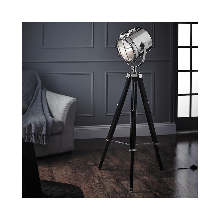 Endon EH-NAUTICAL-FL Tripod Floor Lamp With Focus Light