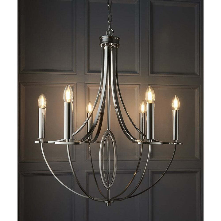 Endon WHISTLE-6NI Traditional Chandelier