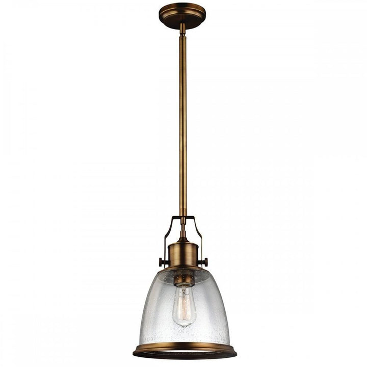 Feiss FE/HOBSON/P/M AB Hobson Medium Pendant Aged Brass