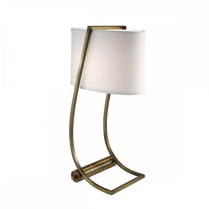Feiss FE/LEX TL BB Lex Table Lamp Bali Brass