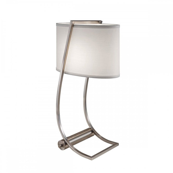 Feiss FE/LEX TL BS Lex Table Lamp Brushed Steel