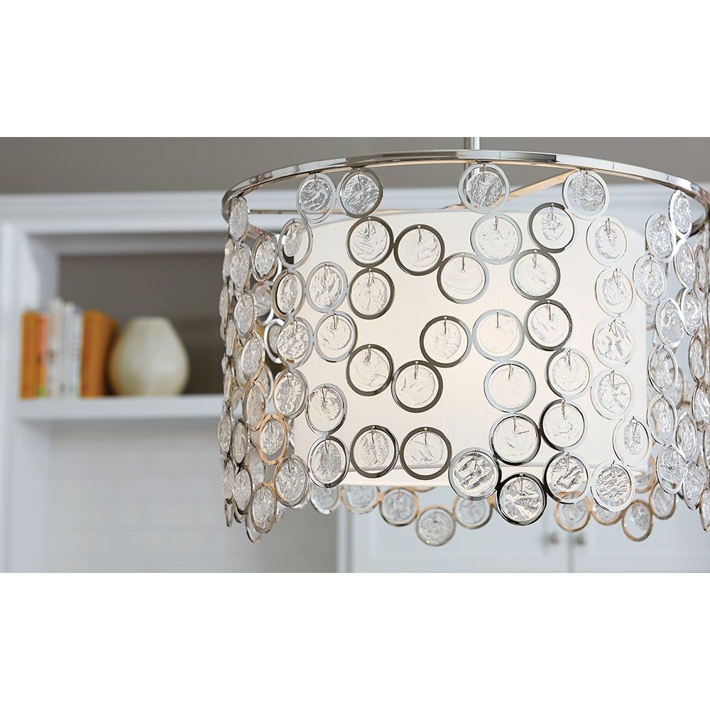 Feiss FE/LEXI/P Lexi 3 Light Pendant