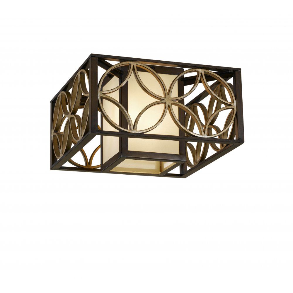 Feiss FE/REMY/F Remy Flush Ceiling Light