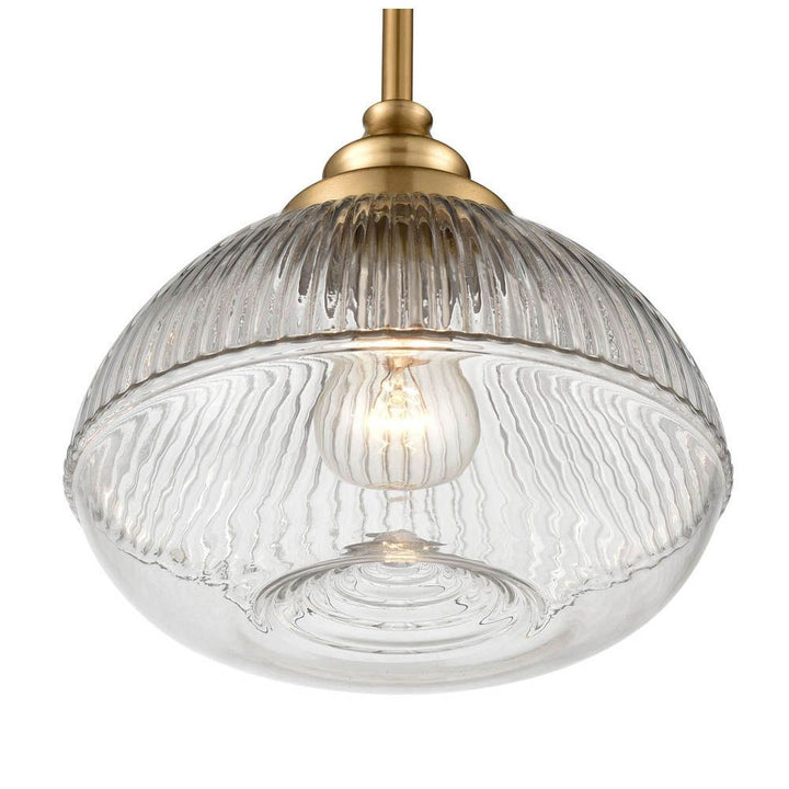 Fran Lighting C5806 Acoste Ceiling Fitting 1 Light Brushed Brass