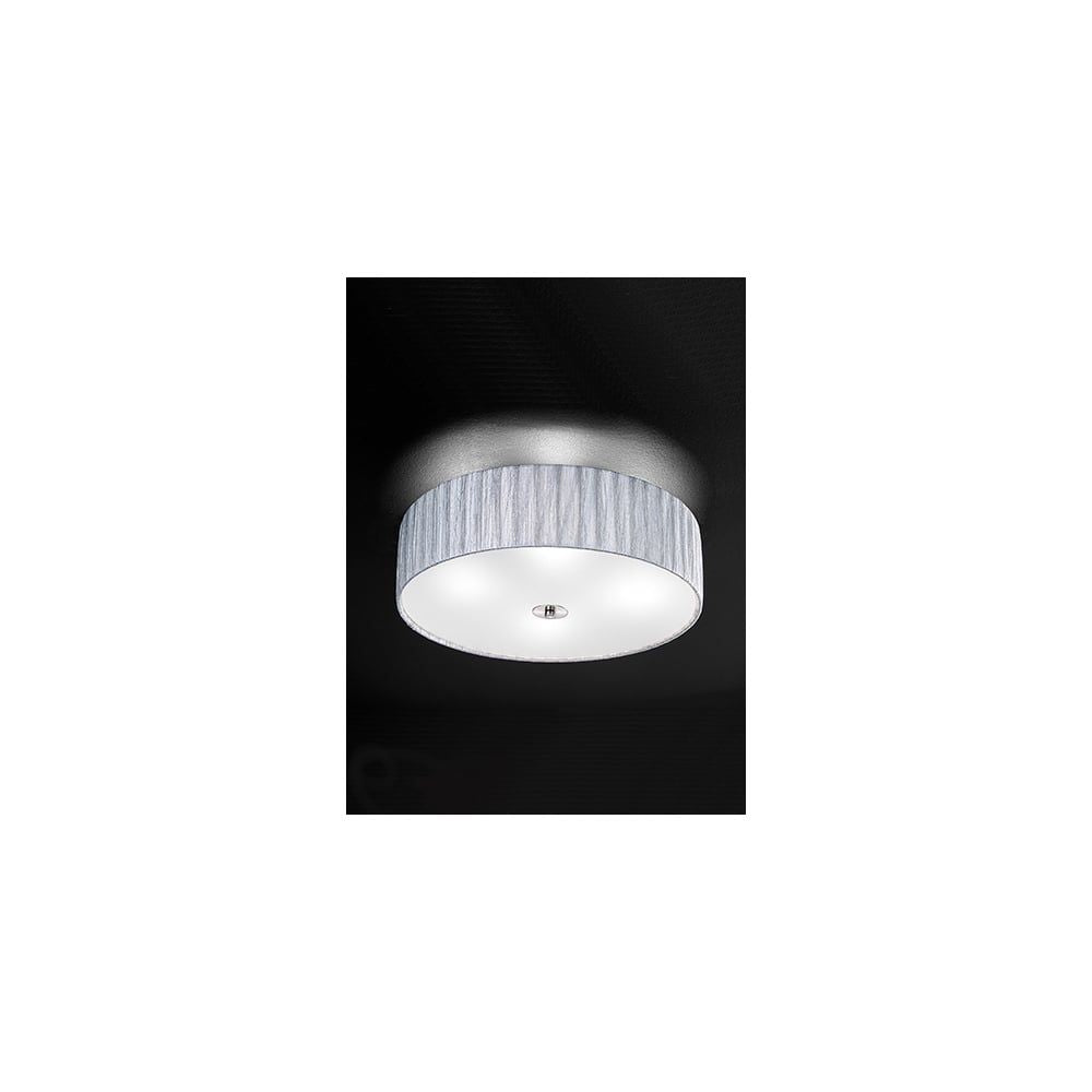 Fran Lighting F2283/4 4 Light Ceiling Flush Satin Nickel
