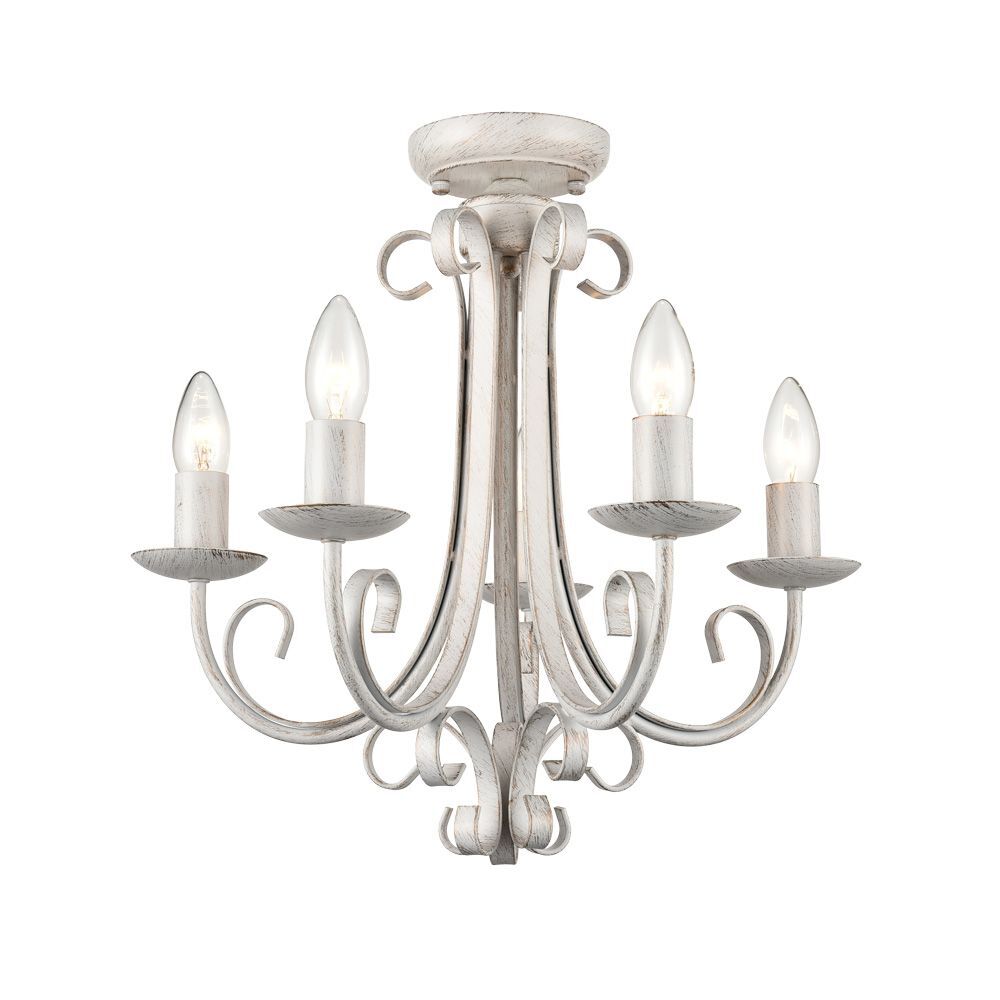 Franklite PE7615 Babylon 5 Light Pendant White