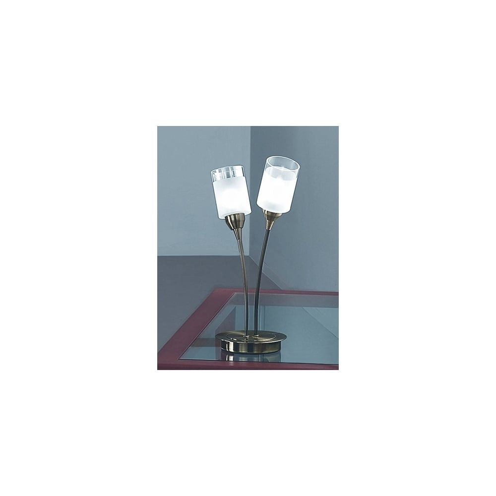 Fran Lighting T791 2 Light Table Lamp Bronze