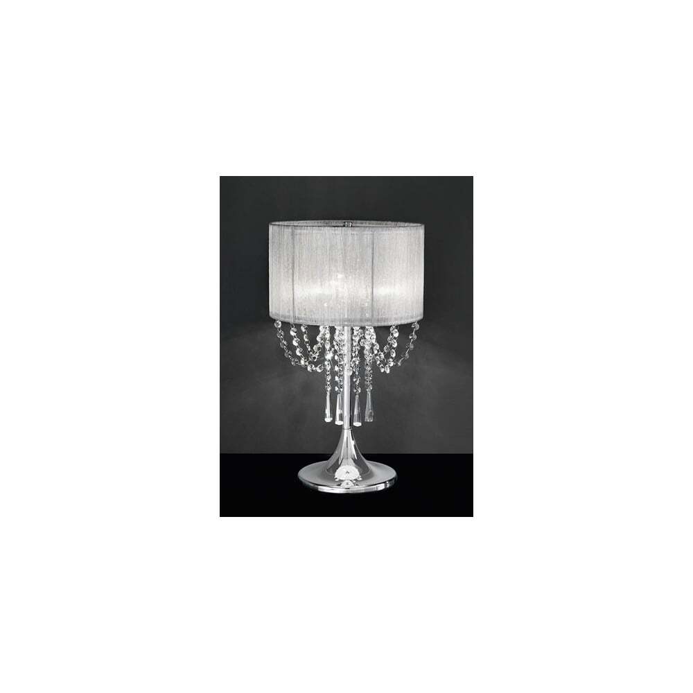 Fran Lighting T970 3 Light Table Lamp Chrome