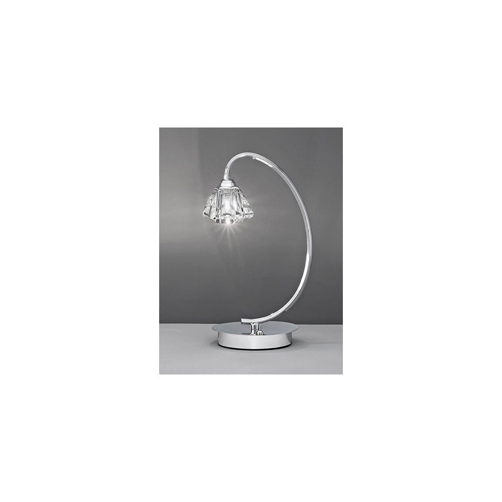 Fran Lighting T973 1 Light Table Lamp Chrome