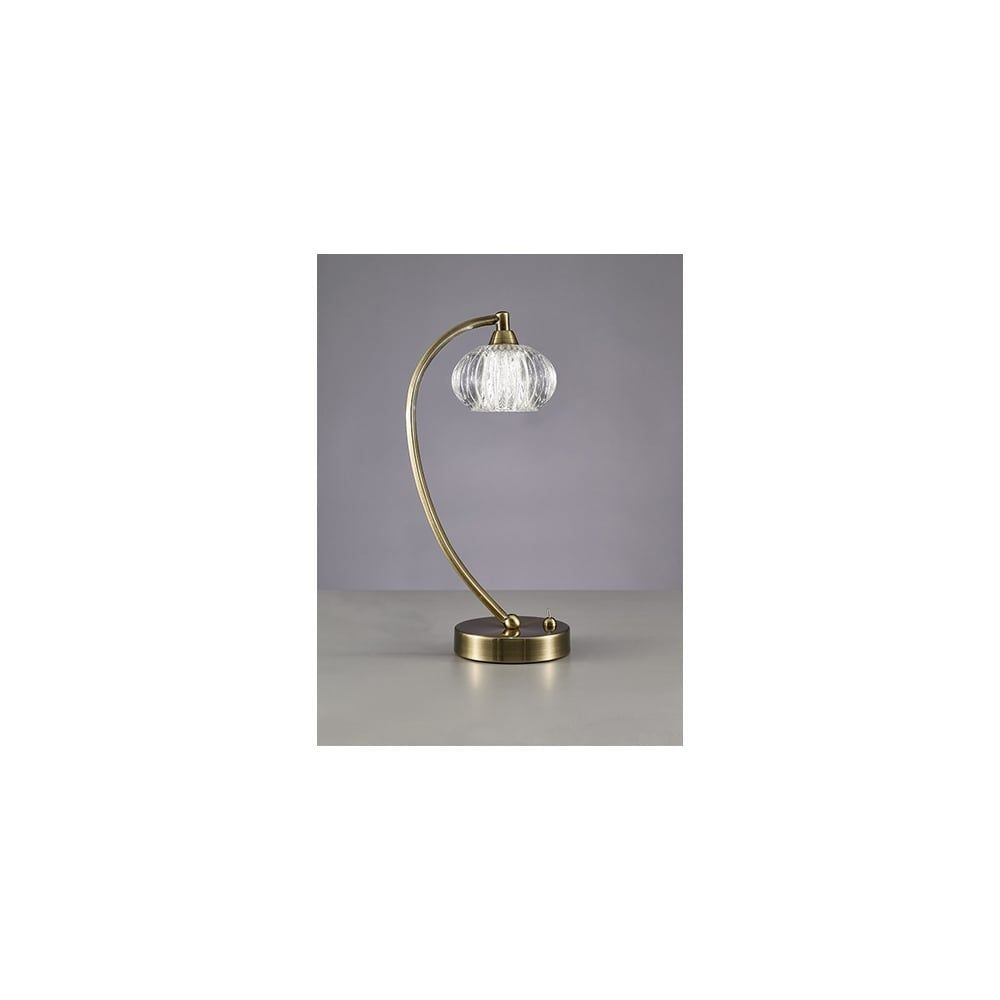 Fran Lighting T988 1 Light Table Lamp Bronze
