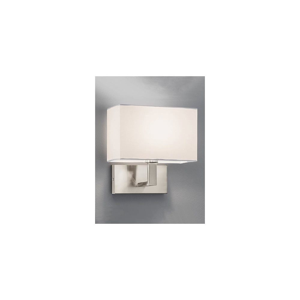 Fran Lighting W045/9892 1 Light Wall Bracket Satin Nickel