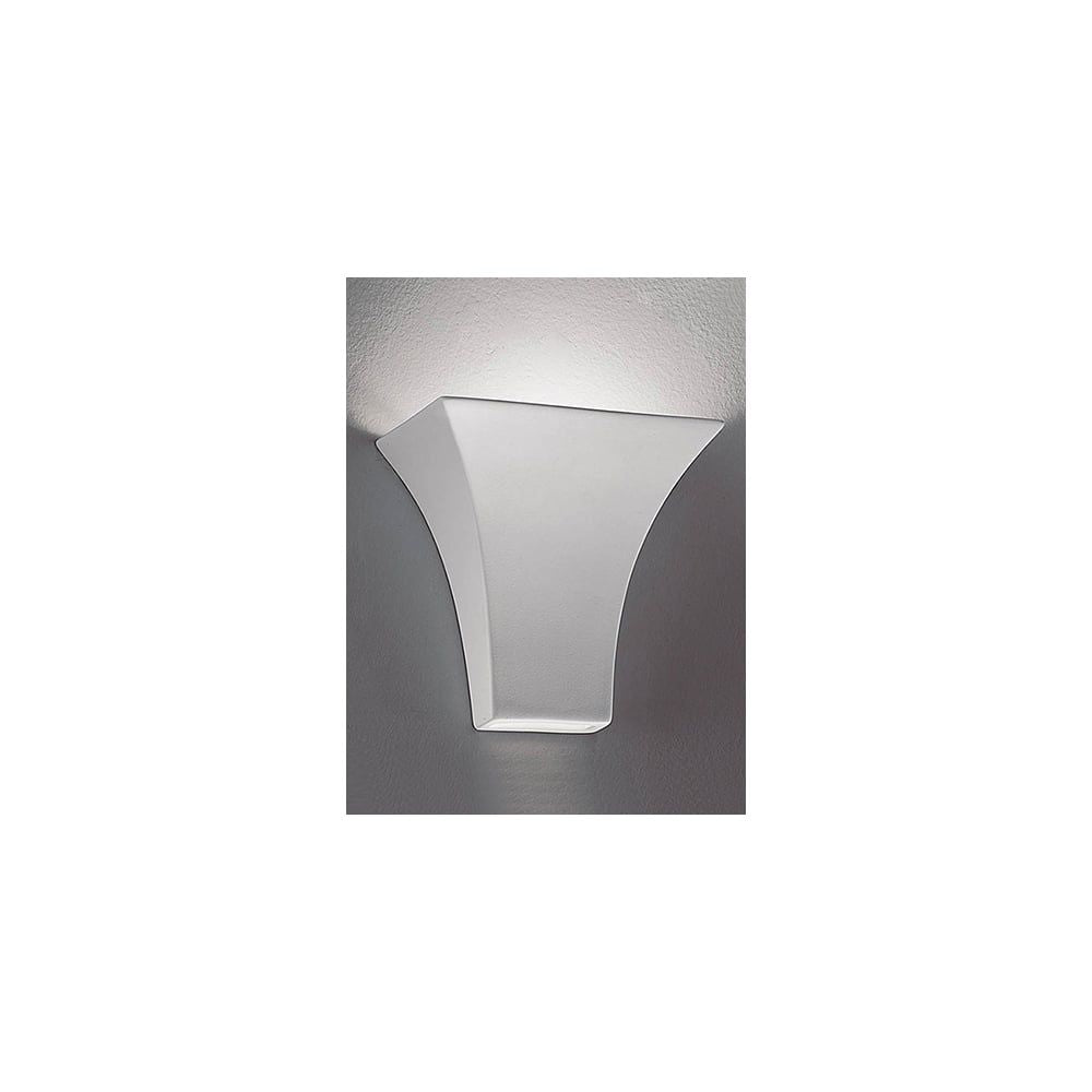 Fran Lighting W911 1 Light Wall Uplighter Ceramic