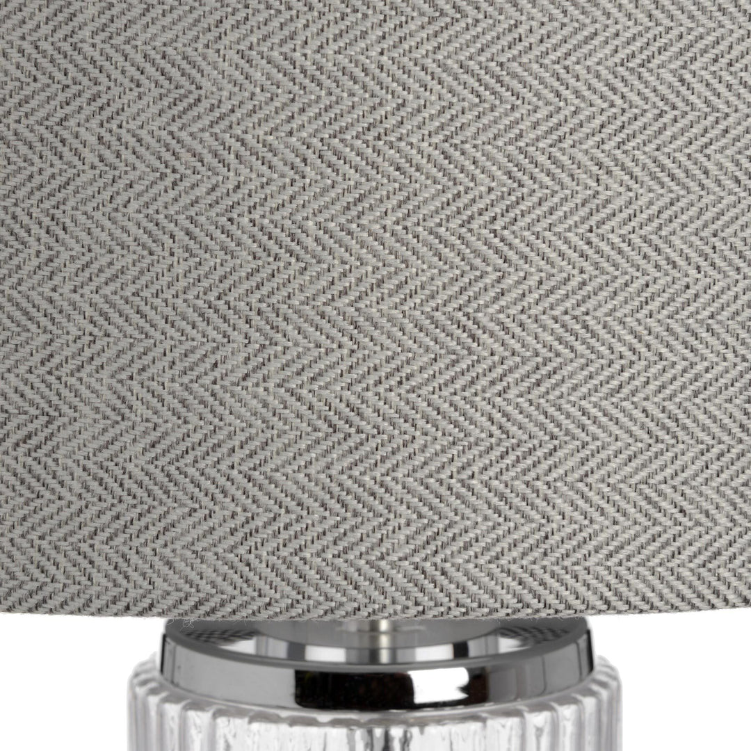 Hill Interiors 17587 Roma Glass Table Lamp
