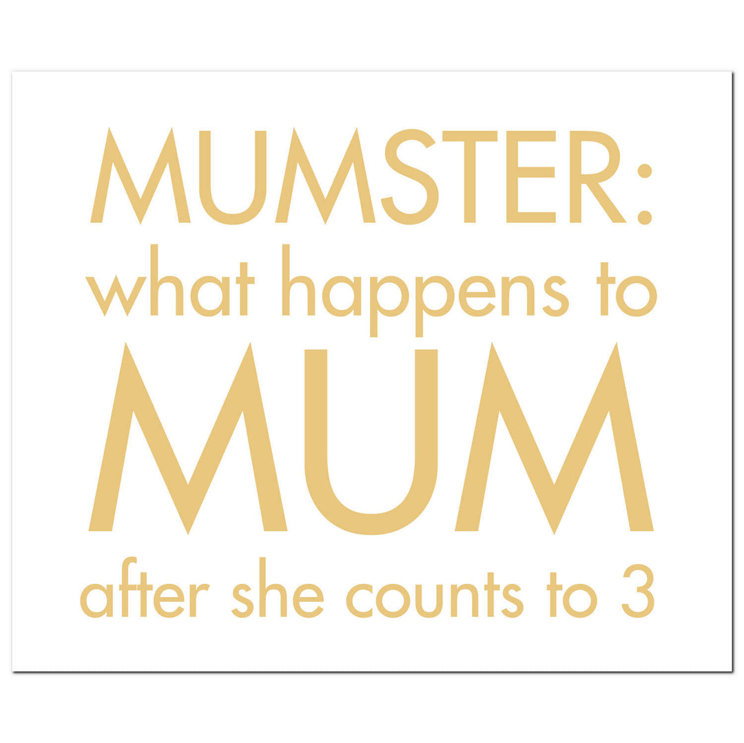 Hill Interiors 21273 Mumster: What Happens To Mum After She Gold Foil Plaque