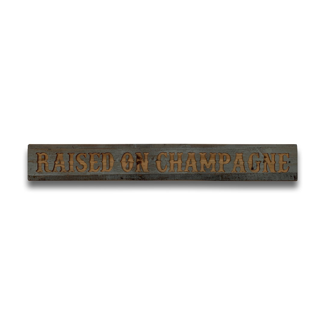 Hill Interiors 21375 Champagne Grey Wash Wooden Message Plaque