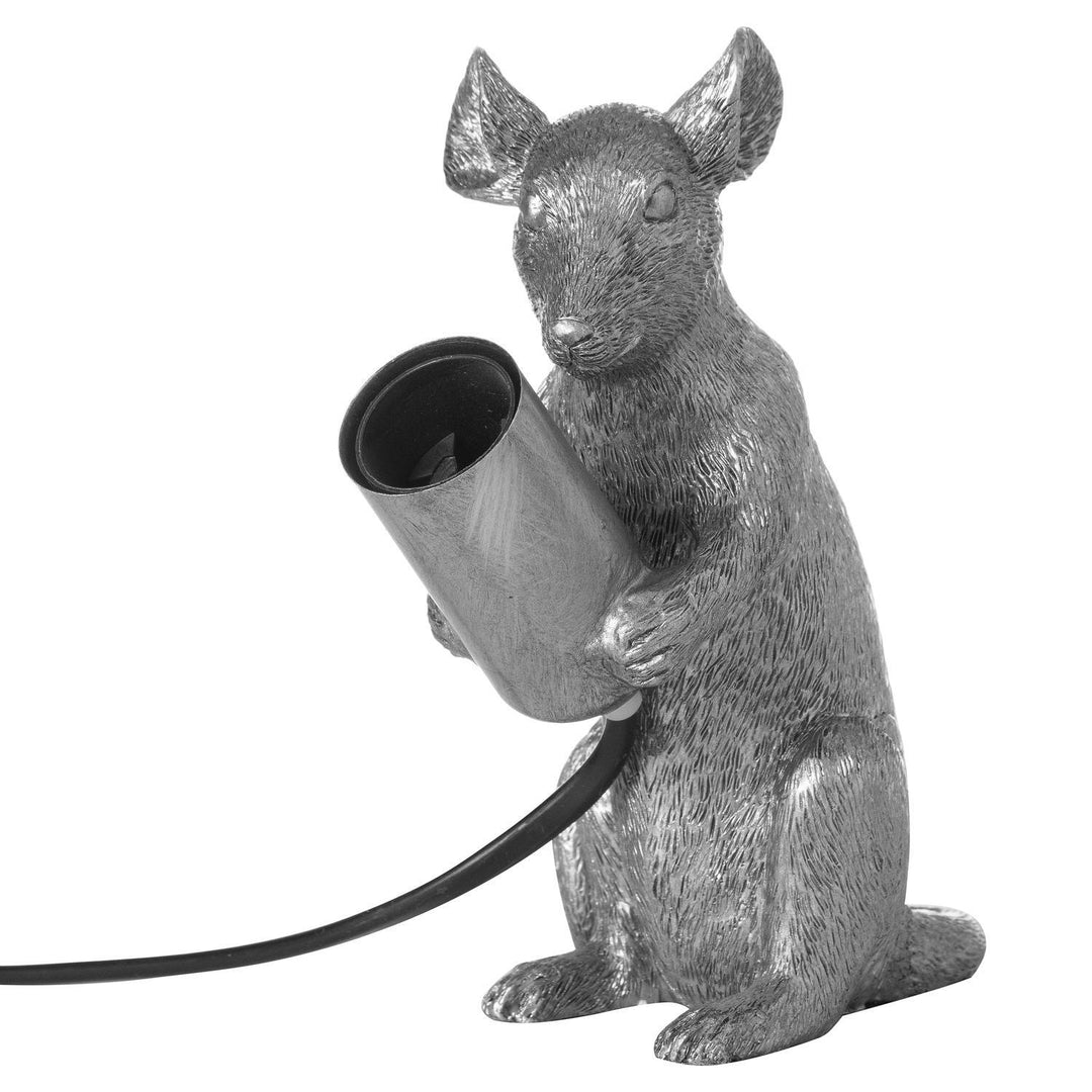 Hill Interiors 21661 Milton The Mouse Silver Table Lamp