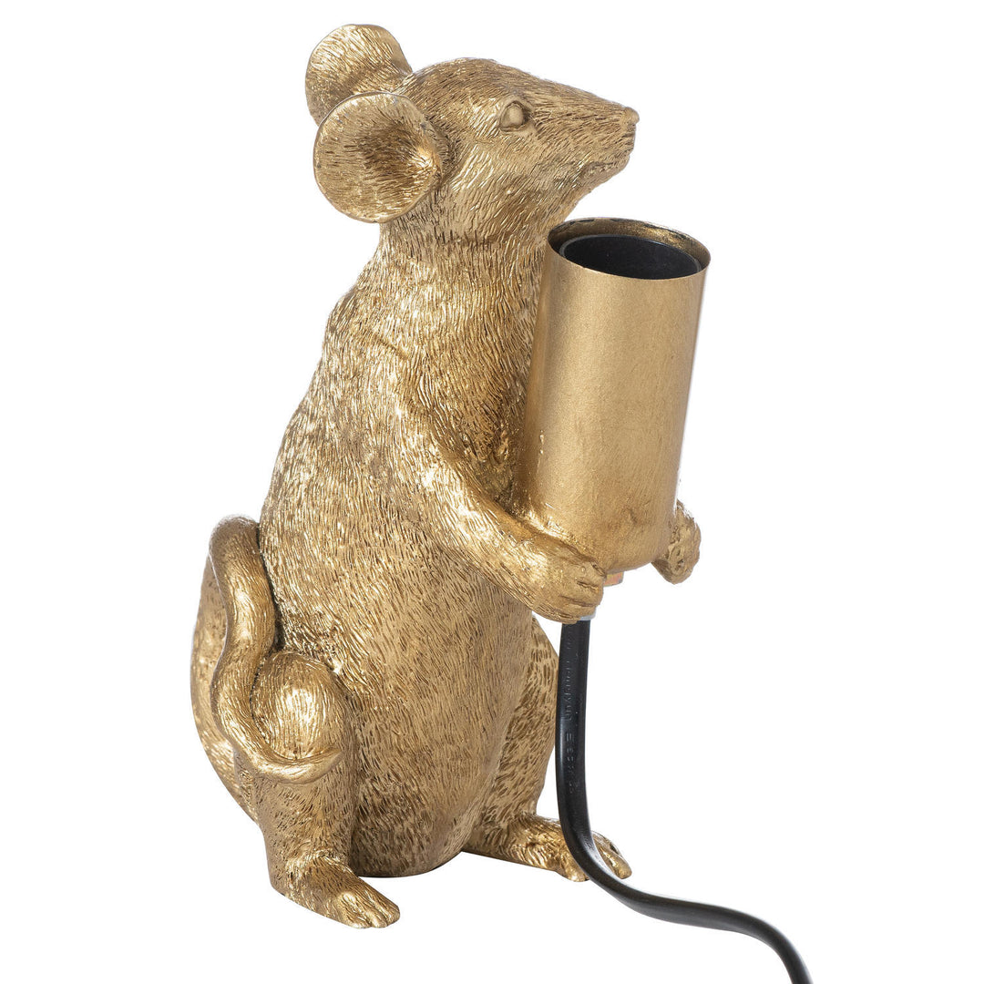 Hill Interiors 21662 Marvin The Mouse Gold Table Lamp