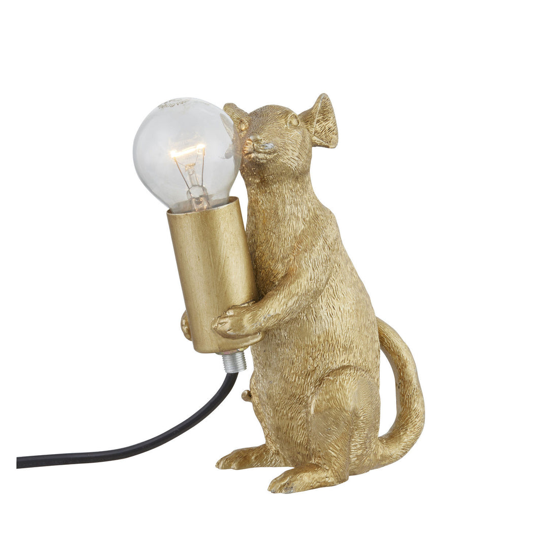 Hill Interiors 21662 Marvin The Mouse Gold Table Lamp