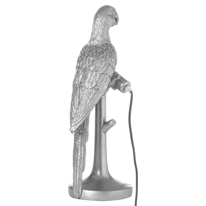 Hill Interiors 21664 Percy The Parrot Silver Table Lamp