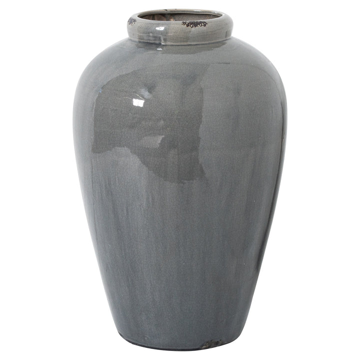 Hill Interiors 21773 Garda Grey Glazed Tall Juniper Vase
