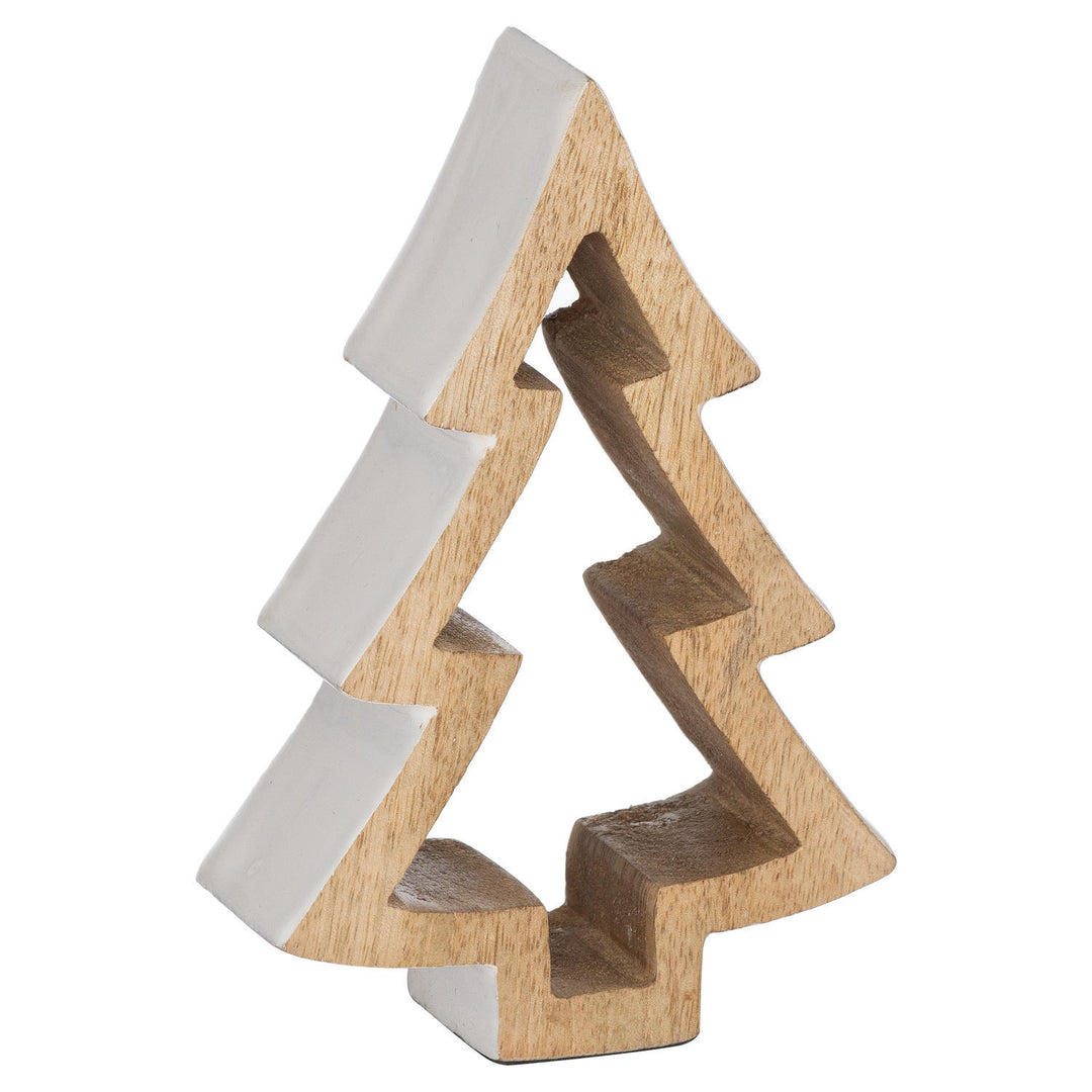 Hill Interiors 21826 The Noel Collection Snowy Standing Small Wooden Tree