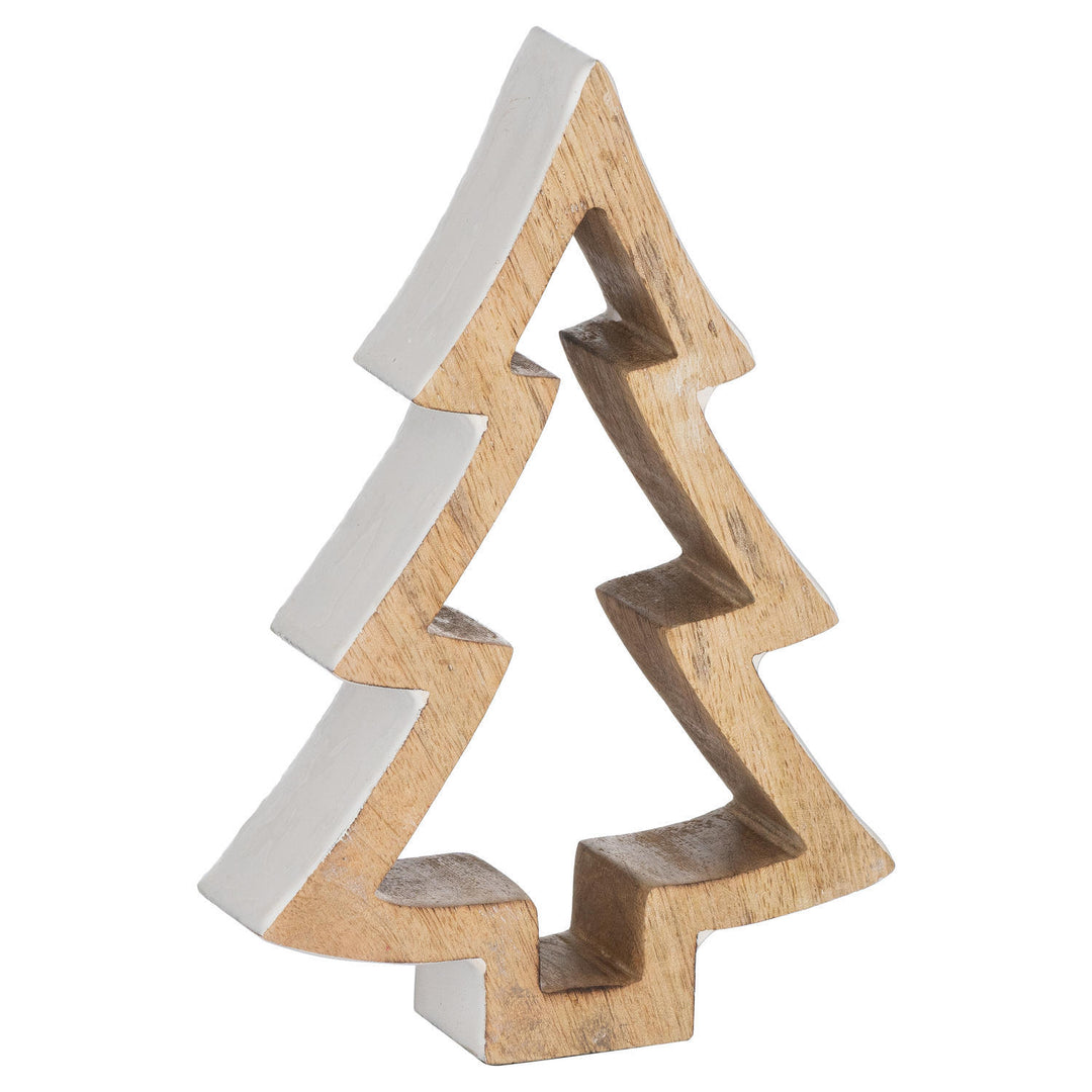 Hill Interiors 21827 The Noel Collection Snowy Standing Wooden Tree