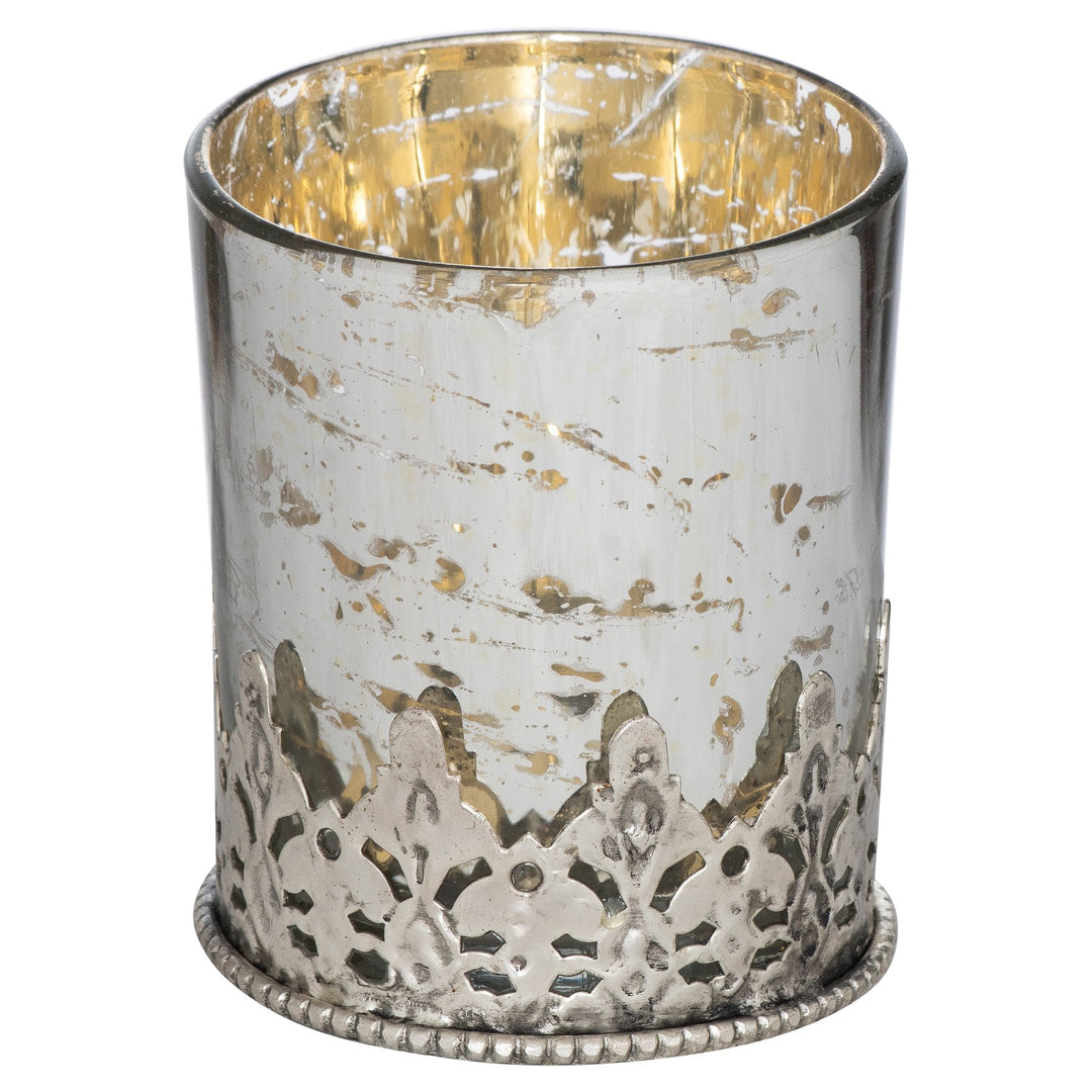 Hill Interiors 21864 The Lustre Collection Large Tea Light Holder