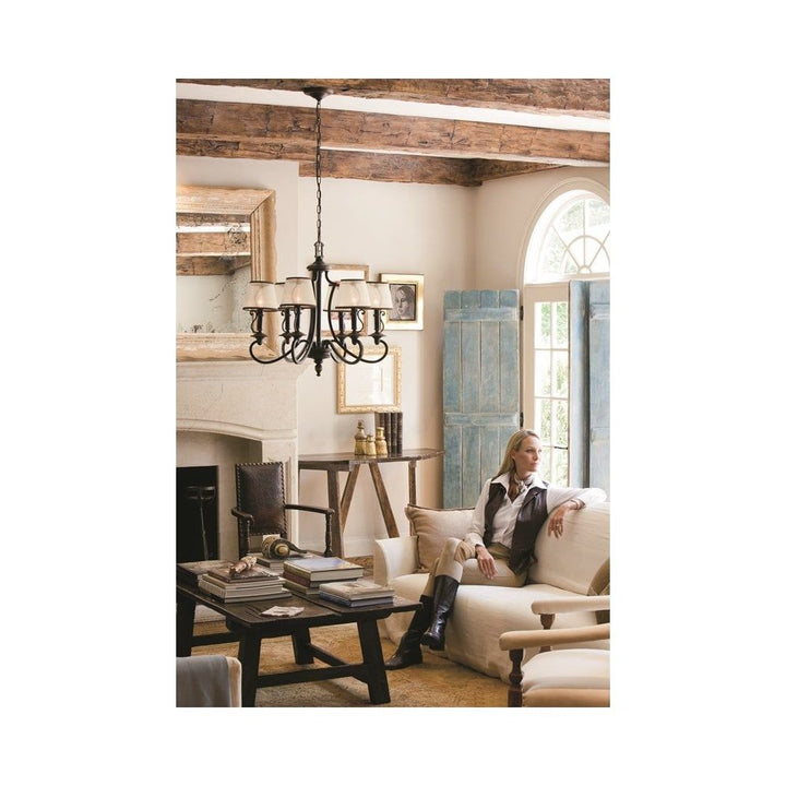 Hinkley HK/PLYMOUTH6 Plymouth 6 Light Chandelier