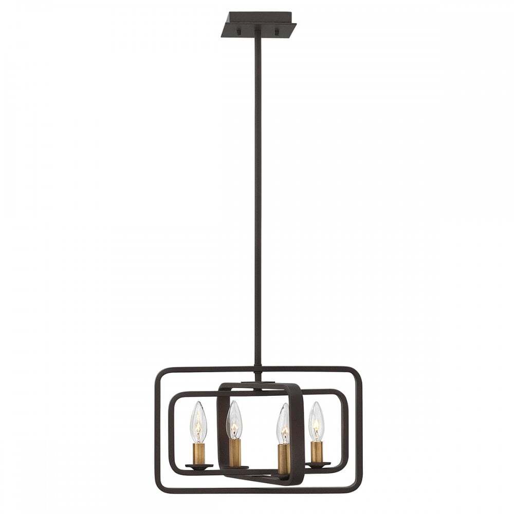 Hinkley HK/QUENTIN/4P/A Quentin 4 Light Pendant Chandelier