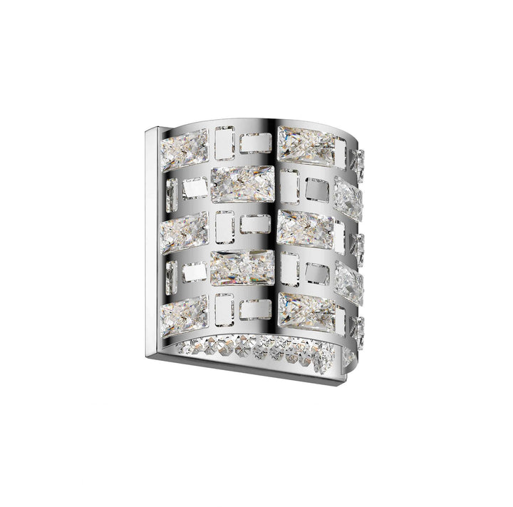 Impex CFH1811/02/WB/CH Lola 2 Light Wall Light Chrome Crystal