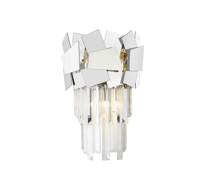 Impex CFH1929/02/WB/CH | Chrome Crystal Wall Light | 2 Light