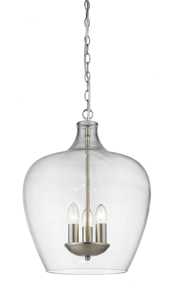 Impex PG1804/03/SN Nell 3 Light Pendant Satin Nickel