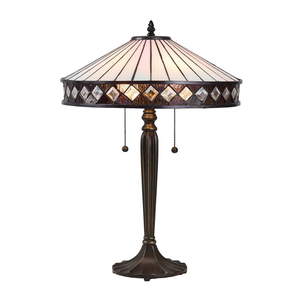 Interiors 1900 70935 Fargo Tiffany Medium Table Lamp