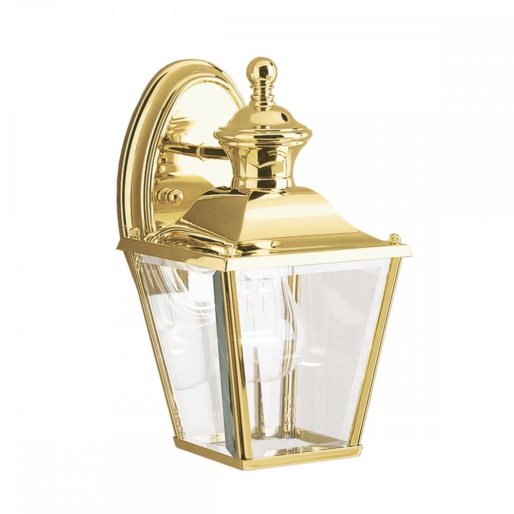 Kichler KL/BAY SHORE2/S Bay Shore Small Outdoor Wall Light Polished Brass