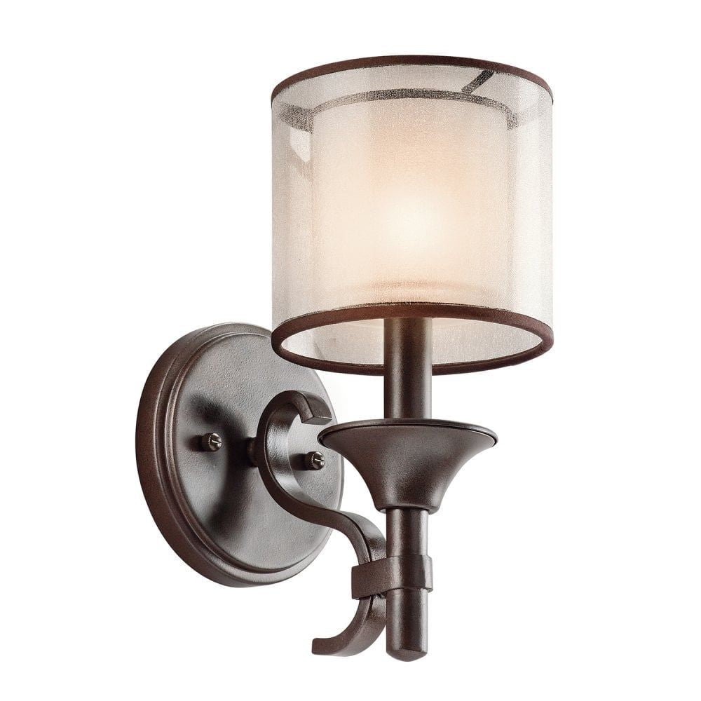 Kichler KL/LACEY1 MB | Lacey Wall Light | Mission Bronze Finish