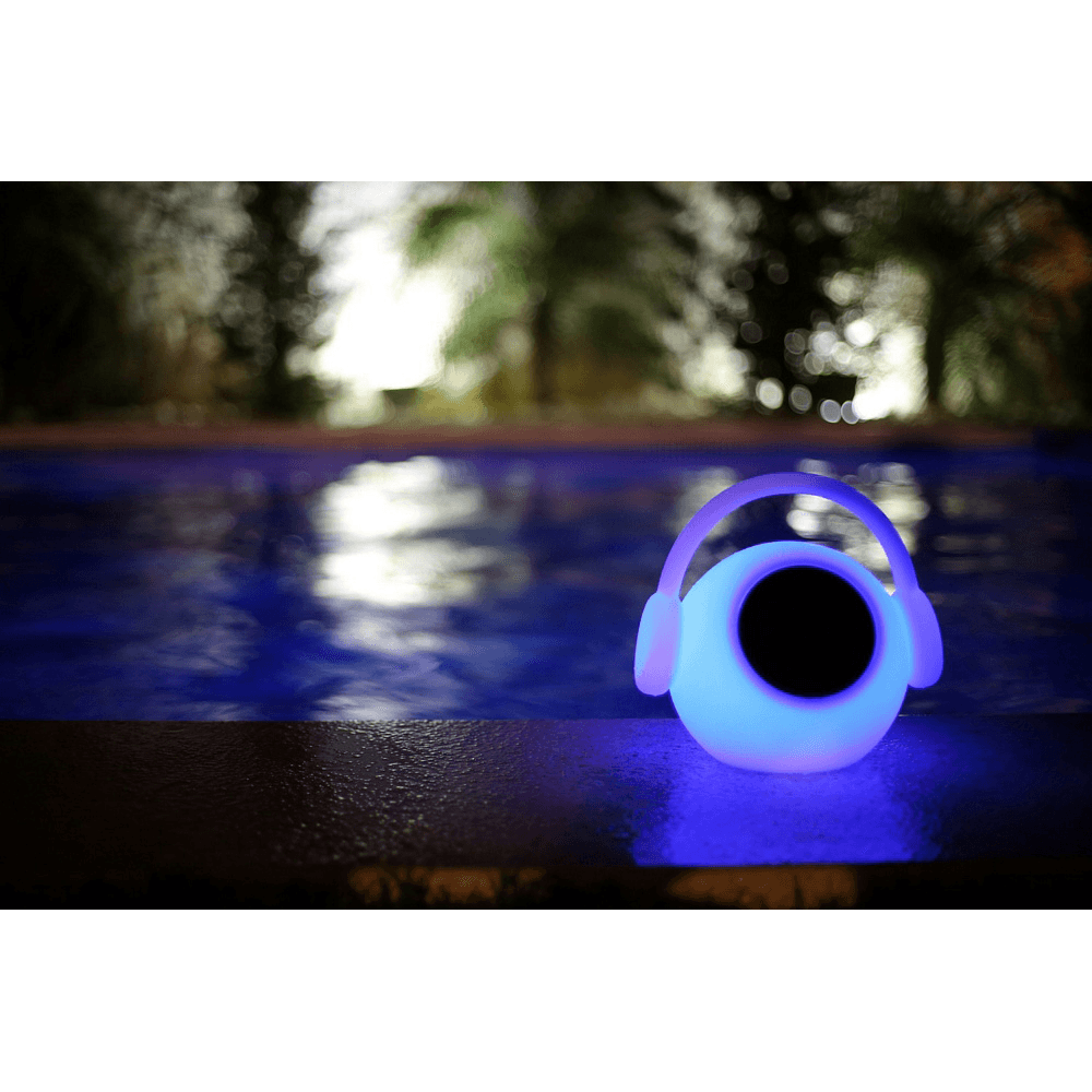 Mantra M3696 Wazowsky IP44 Portable 3W Speaker LED RGBW Lamp Bluetooth Remote Control