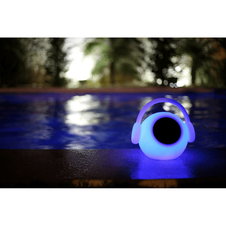 Mantra M3696 Wazowsky IP44 Portable 3W Speaker LED RGBW Lamp Bluetooth Remote Control