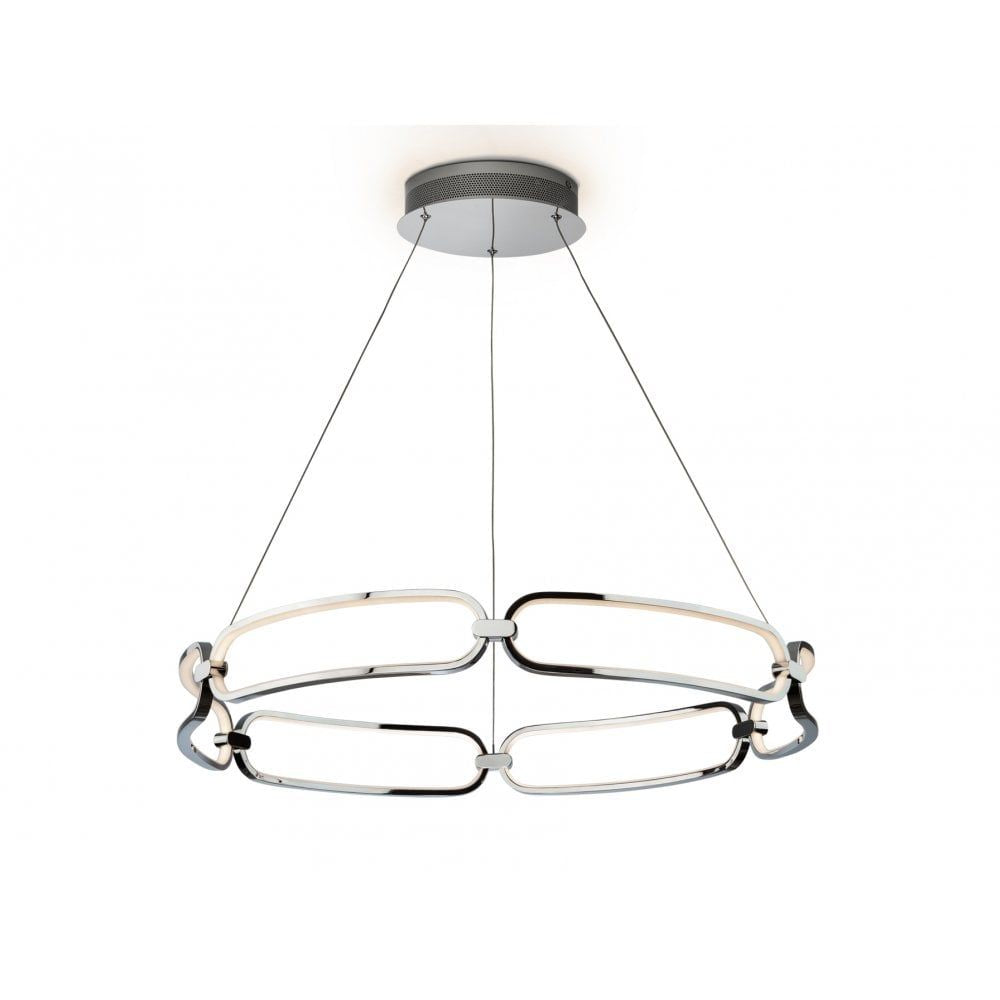 Schuller 786973 Colette LED Pendant Chrome Opal