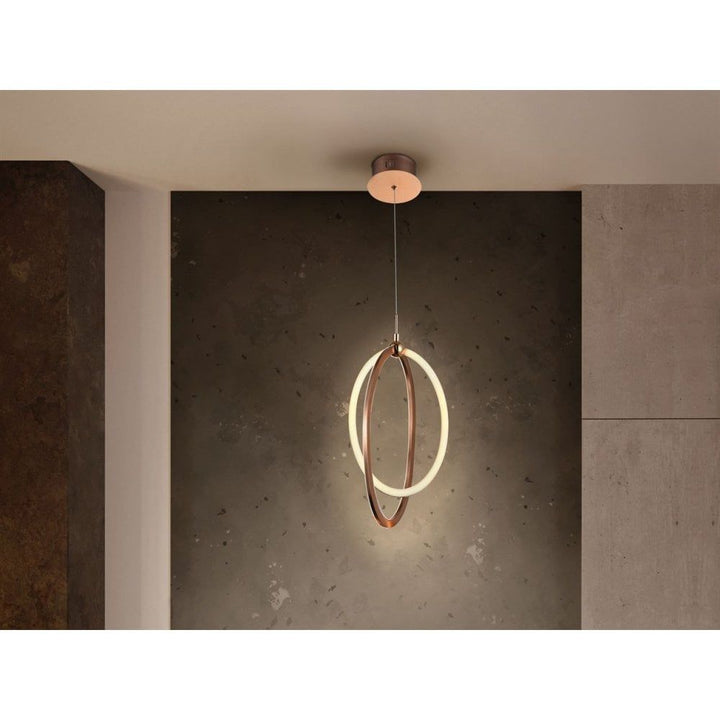 Schuller 814263 Ocellis LED Pendant Light Rose Gold