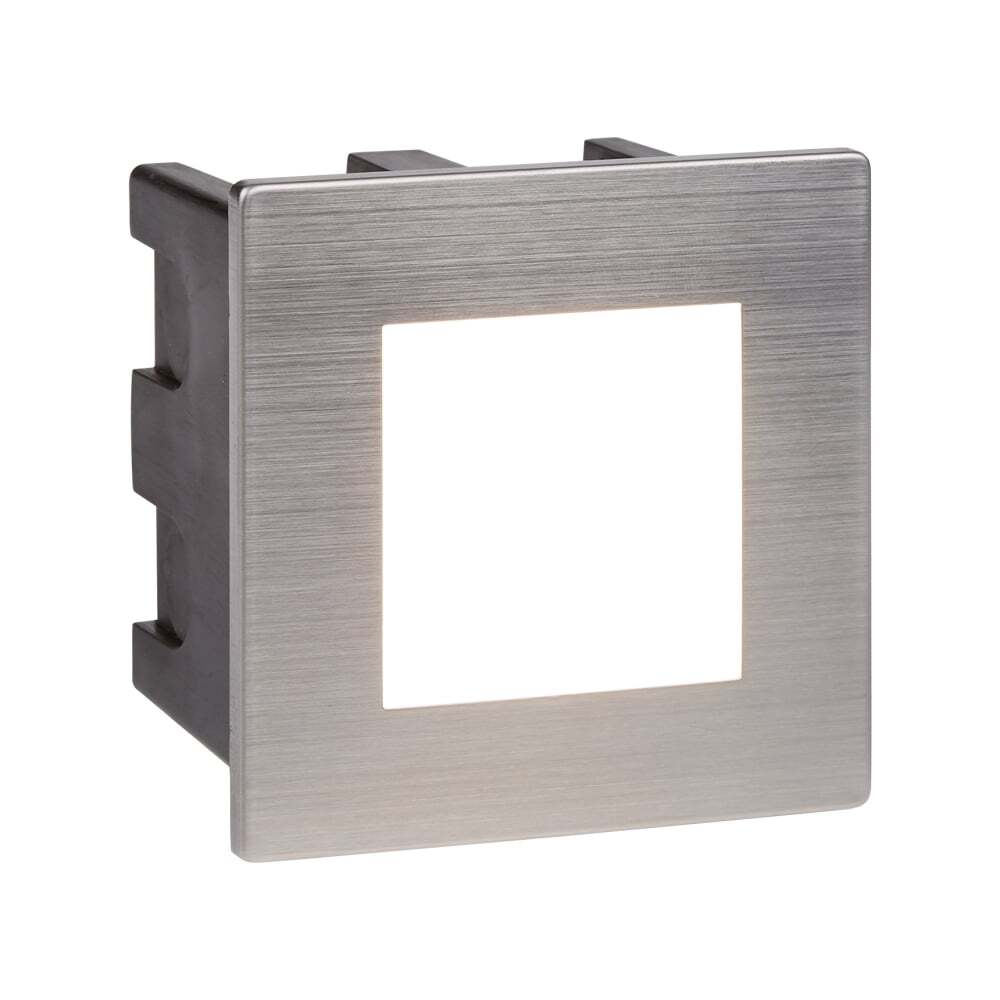 Searchlight 0761 Ankle Led Indoor/outdoor Recessed Square Chrome Opal White Diffuser